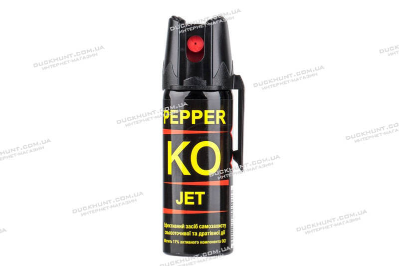 Газовый баллончик Klever Pepper KO JET струйный 50 мл
