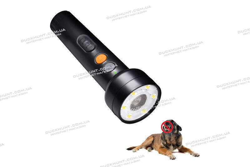 Ультразвуковий відлякувач собак із ліхтариком Ultrasonic Dog Trainer UL-70