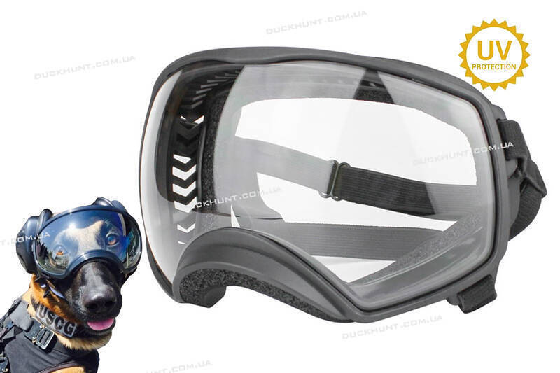 Тактические очки-маска для служебных собак, защита глаз от пыли, снега и веток