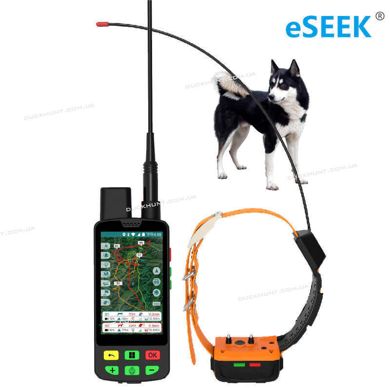 GPS-навигатор для охотничьих собак eSEEK 54 GPS Hound Tracker с GPS-ошейником