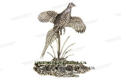 Статуэтка  Летящий фазан М2 фото